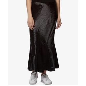 Avec Les Filles Mermaid Maxi Skirt Bias Cut Size 8 New‎ with Tags Textured Satin